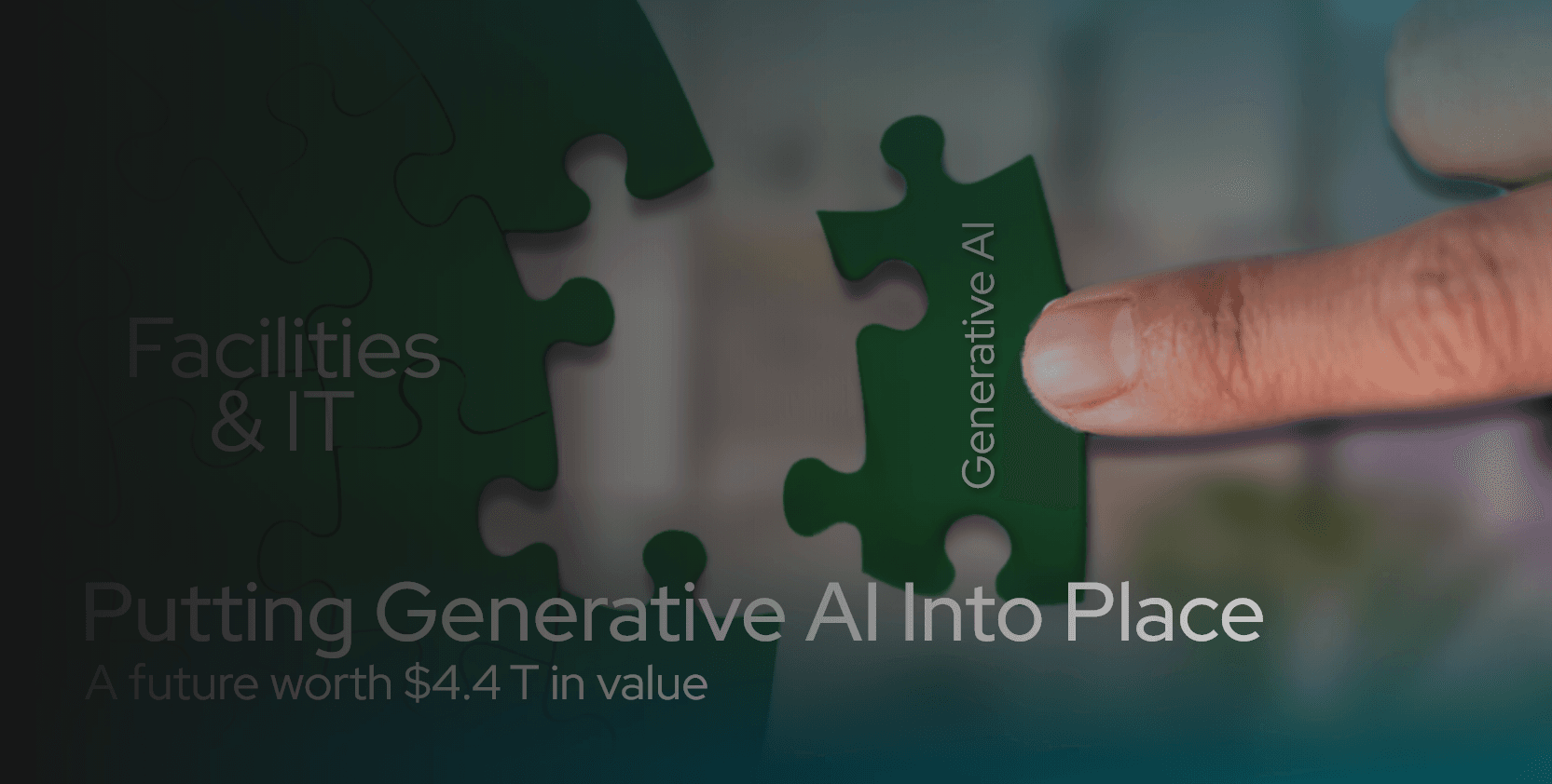Generative AI in facilities management puzzle